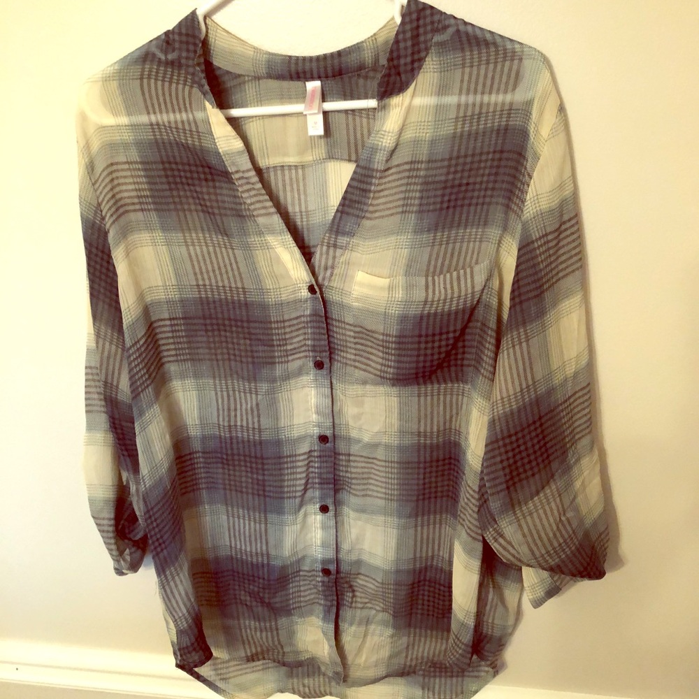 Plaid Tunic